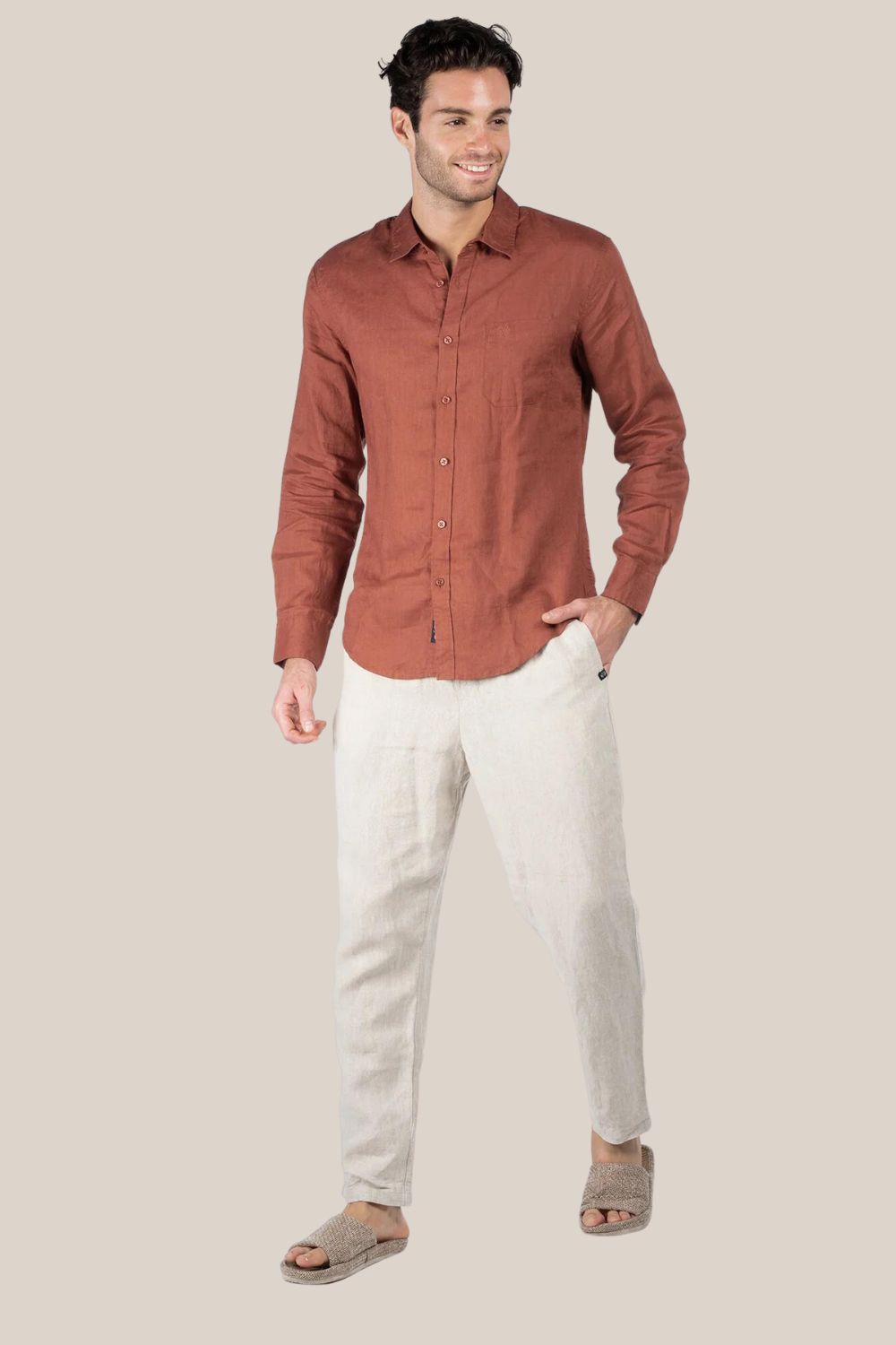 Coast Clothing Long Sleeve Linen Shirt