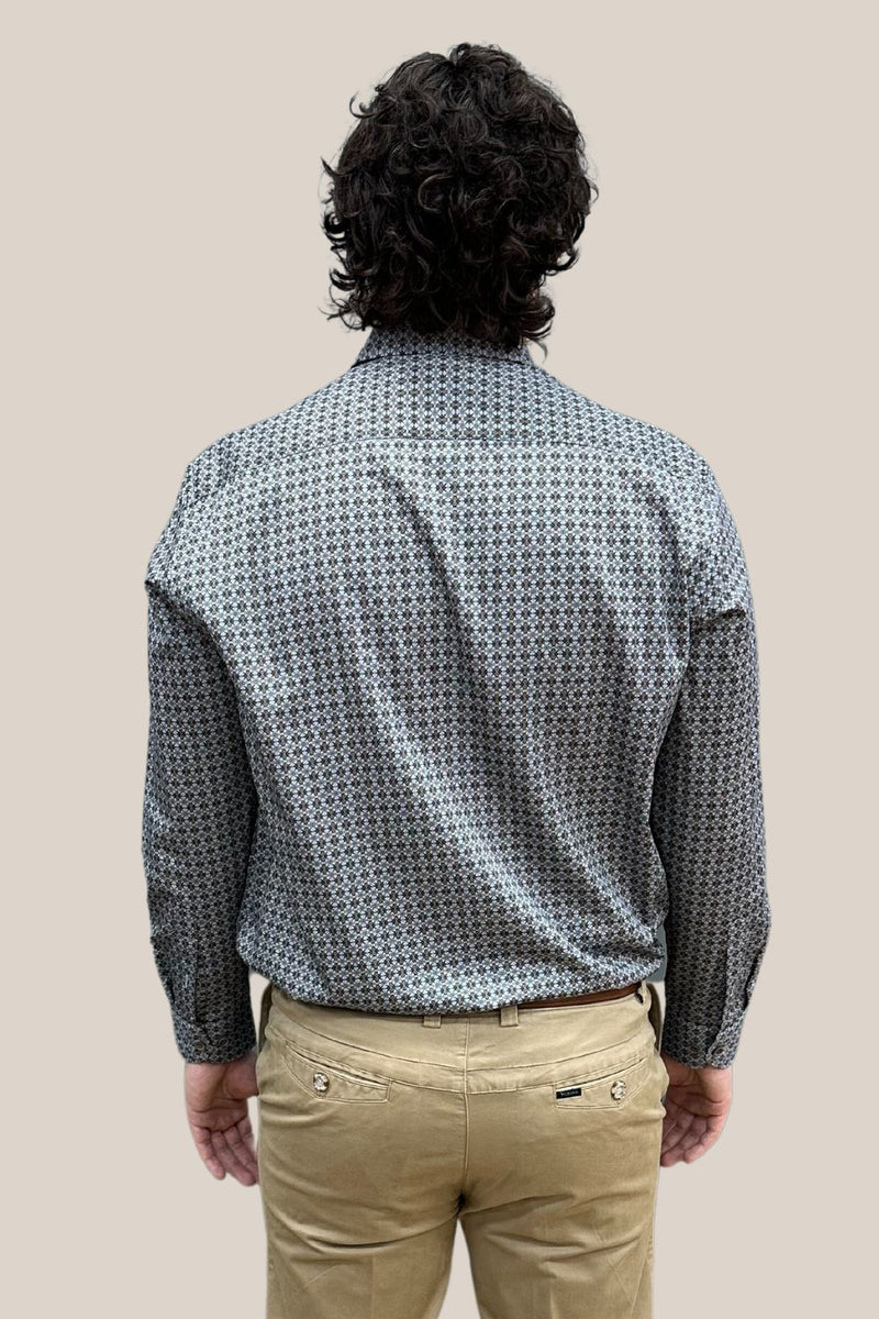 Mendoral Design Regular Fit Long Sleeve Fashion Shirt
