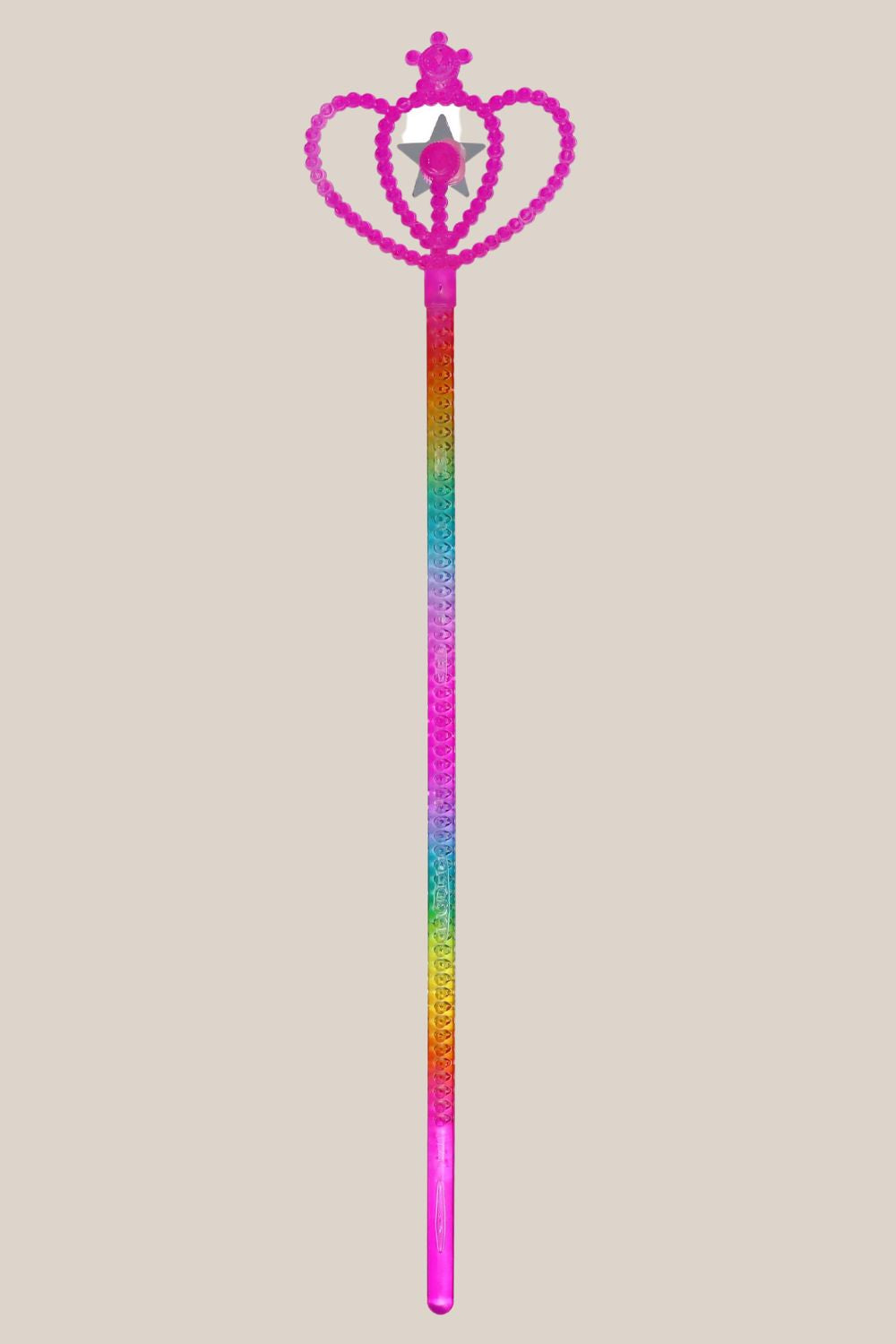 Pink Poppy Rainbow Unicorn Star Wand