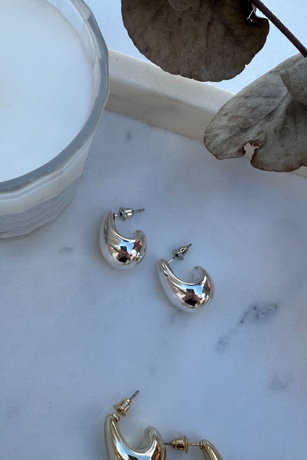 BoElle Water Drop Stud Earrings