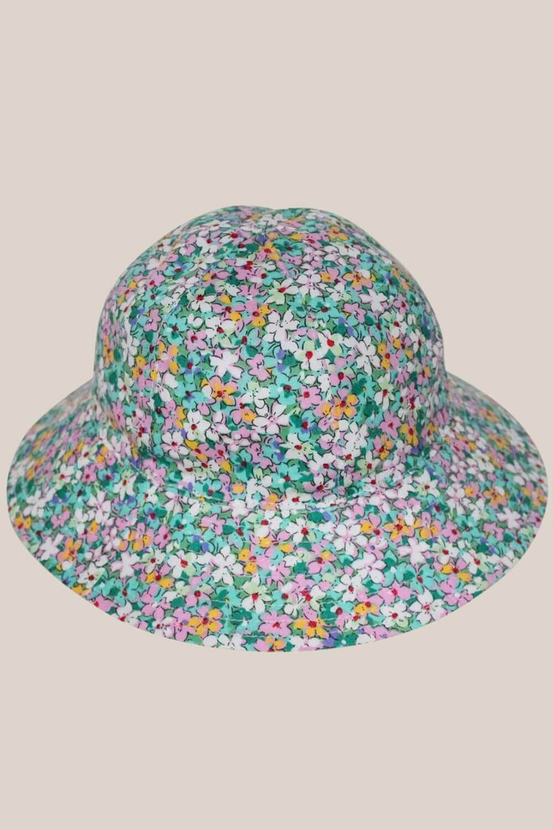 Rigon Kids Levi Green Floral Bucket Hat