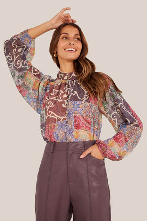 Mink Pink Ciana Button Down Blouse