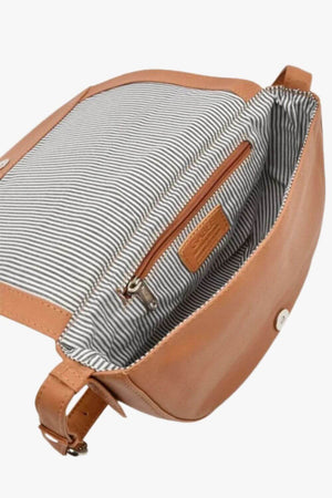Gabee Louise Leather Flapover Bag