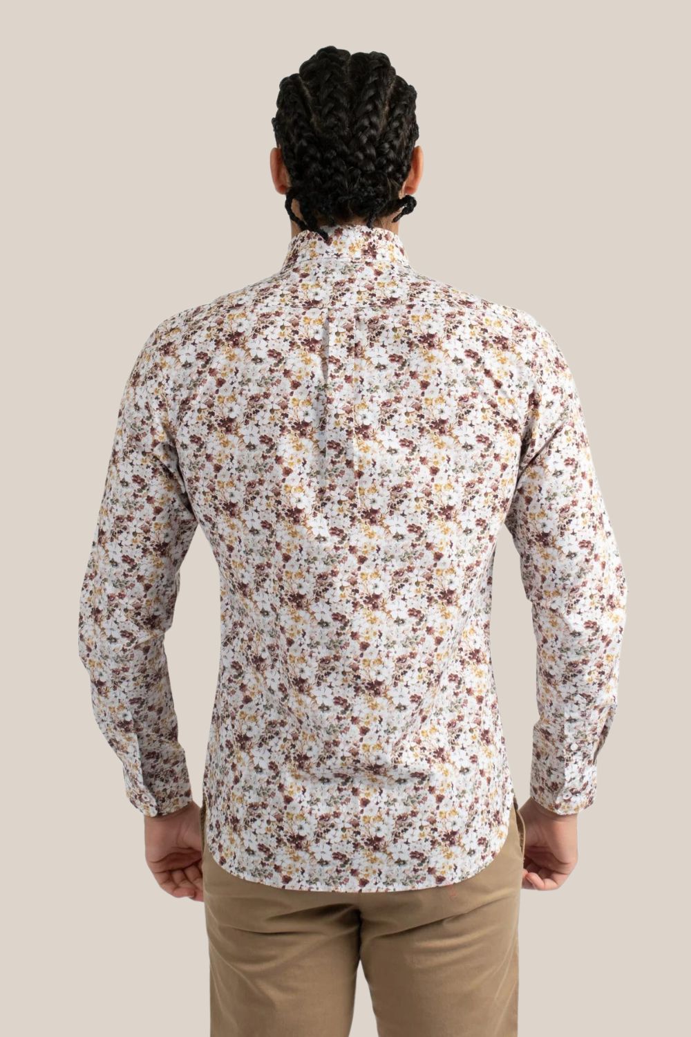 James Haper Floral Fusion Long Sleeve Shirt