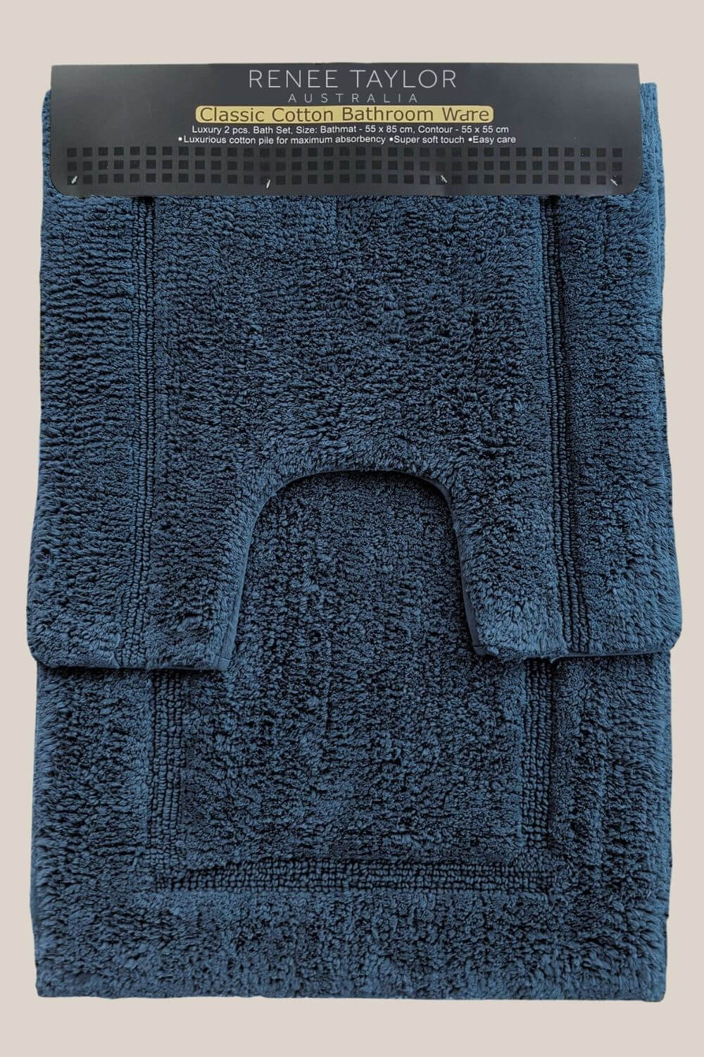 Renee Taylor 2 Piece Tufted Bath Mat Set