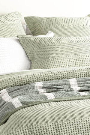 Renee Taylor Elegance Waffle Cotton Quilt Cover Set - King