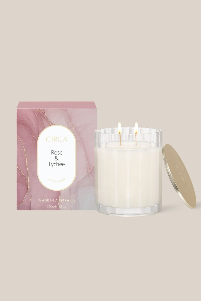 Circa Rose & Lychee Candle 350g