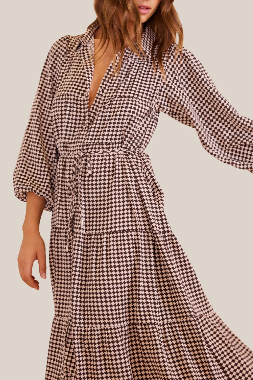 Mink Pink Quinley Midi Dress