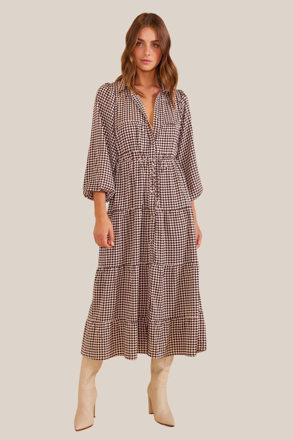 Minkpink deals gingham dress