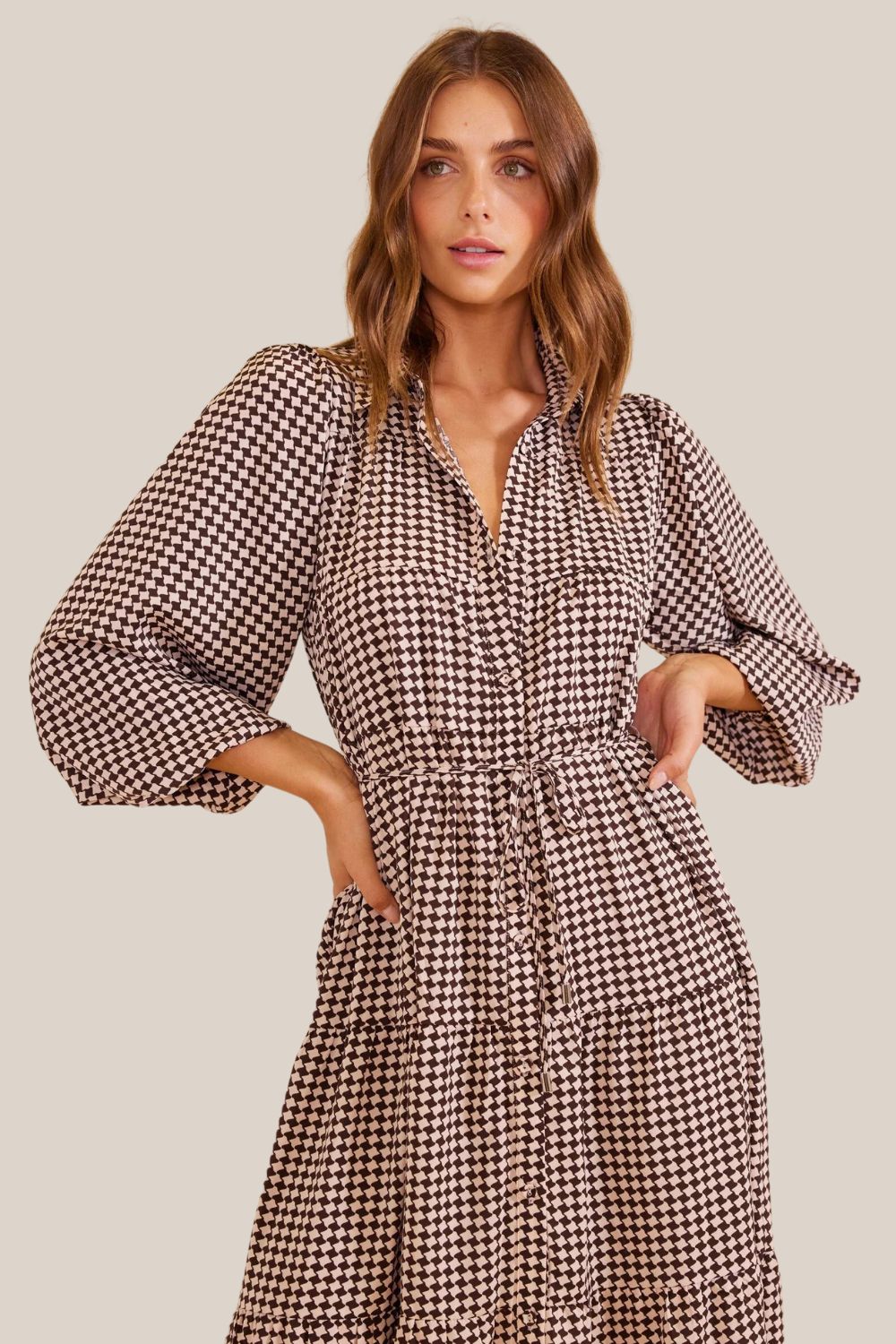 Mink Pink Quinley Midi Dress