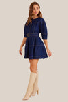 Mink Pink Piper Denim Mini Dress