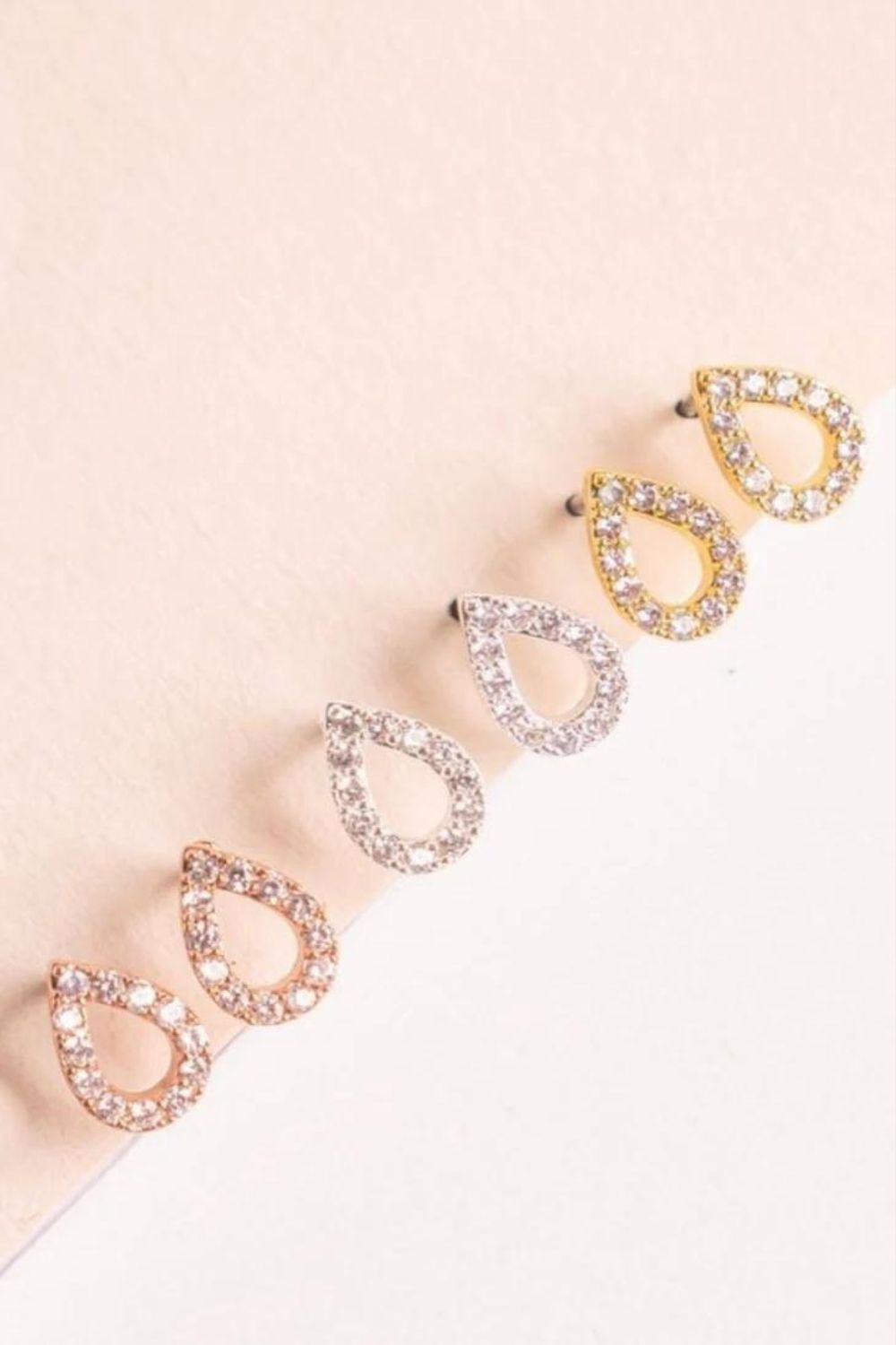 Liberte Petite Diamond Rose Gold Earring