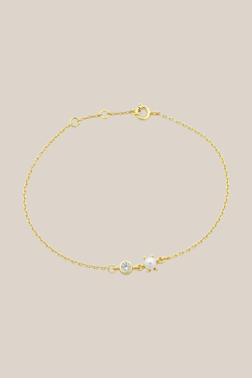 Liberte Alia Gold Pearl Bracelet