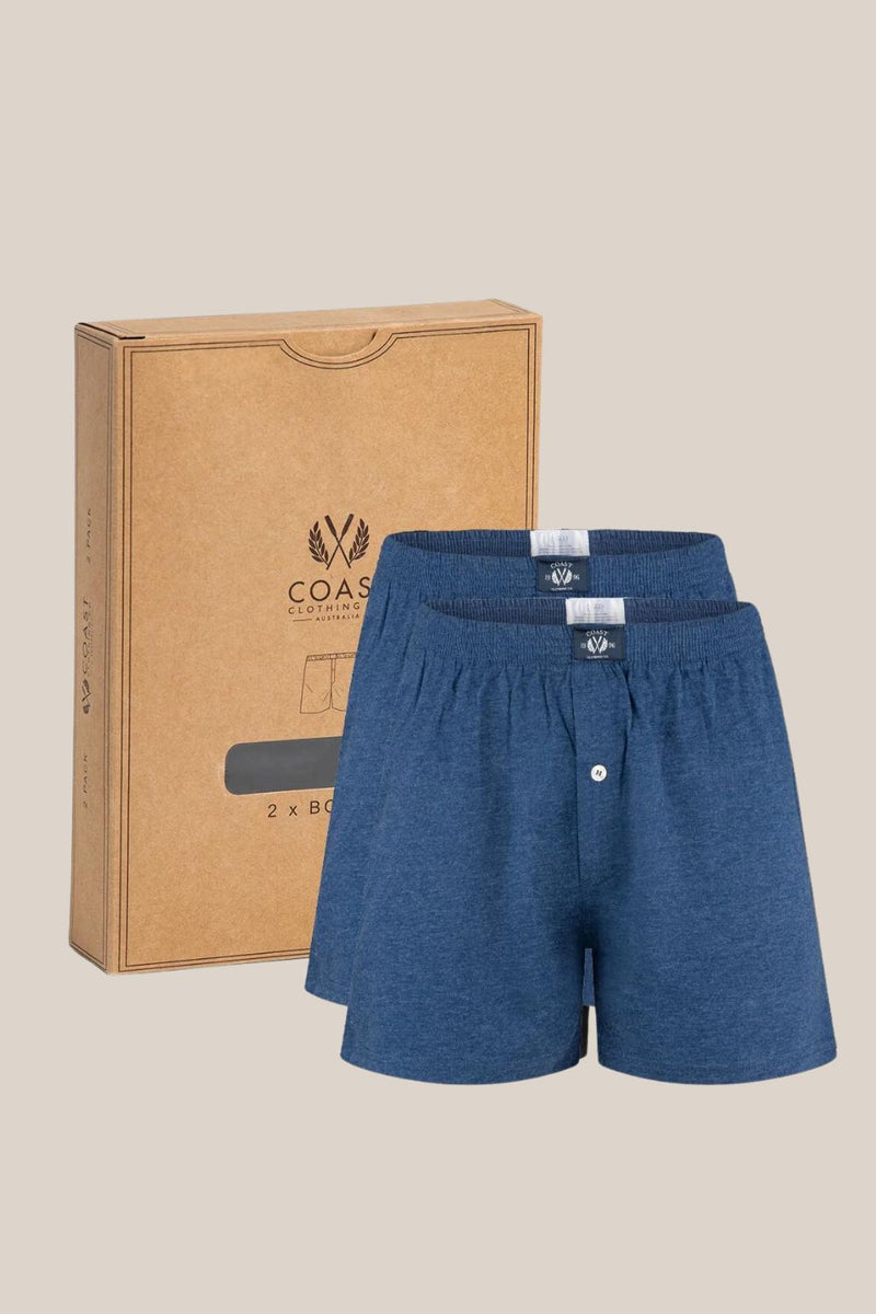 Coast Clothing Knit Boxers 2 Pack