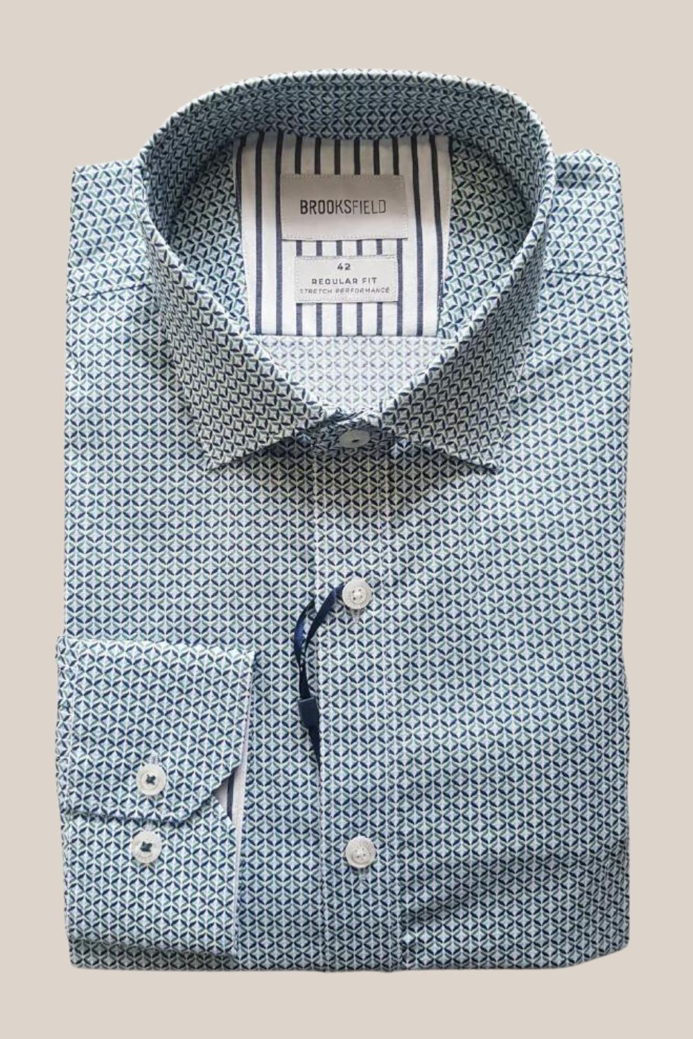 Brooksfield Stretch Performance Regular Fit Shirt