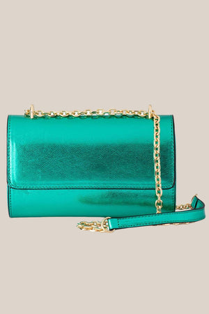 Olga Berg Liliana Foil Shoulder Bag