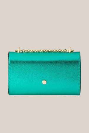 Olga Berg Liliana Foil Shoulder Bag