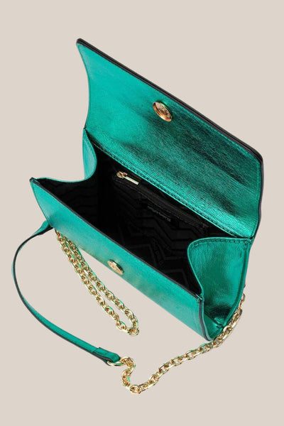 Olga Berg Liliana Foil Shoulder Bag