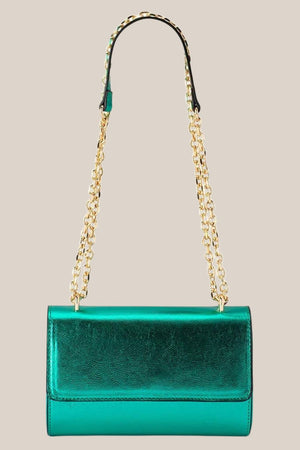 Olga Berg Liliana Foil Shoulder Bag