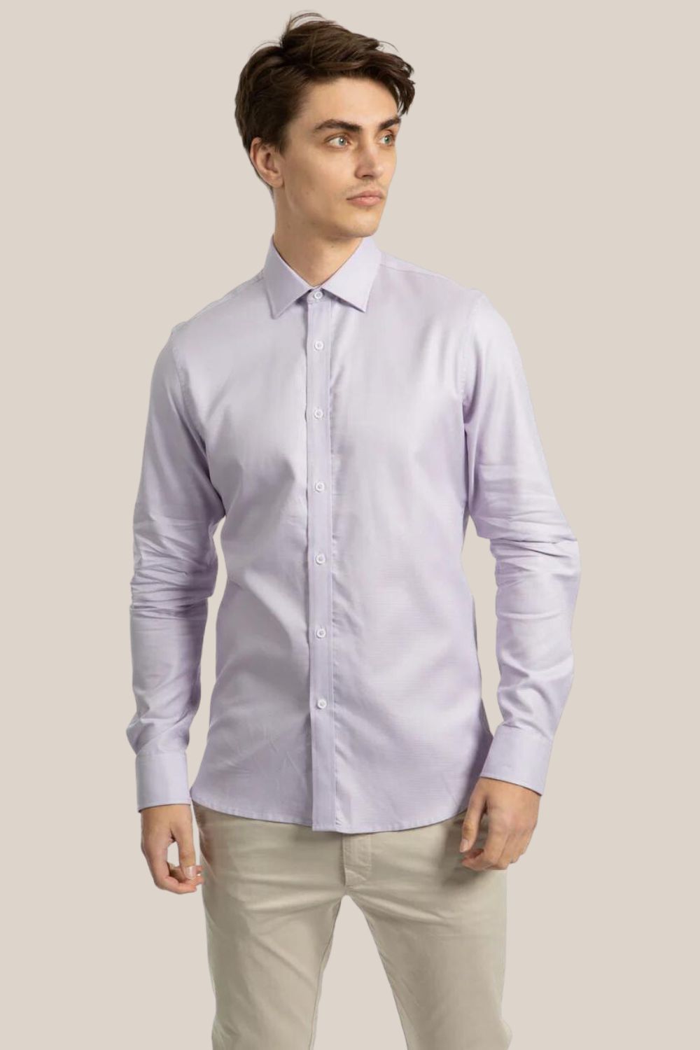 James Waffle Dress Shirt
