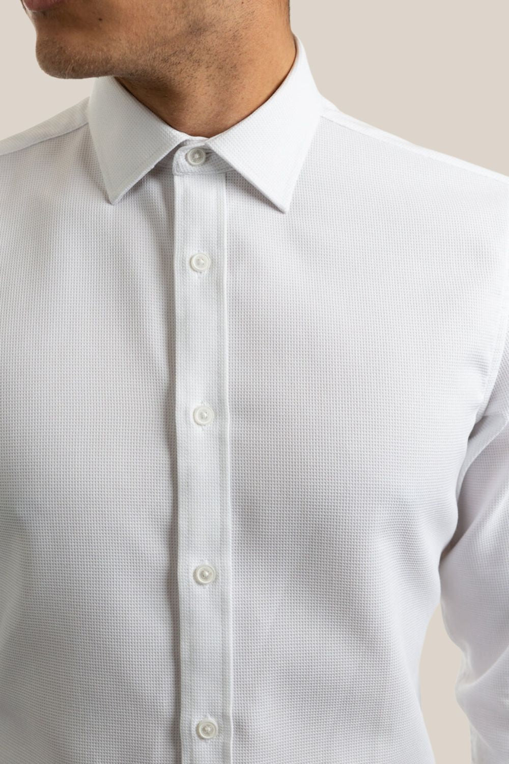 James Waffle Dress Shirt