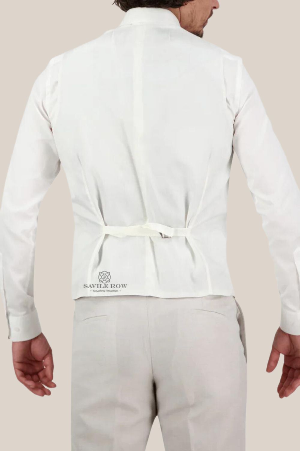 Saville Row Saul Linen Waistcoat - SL3