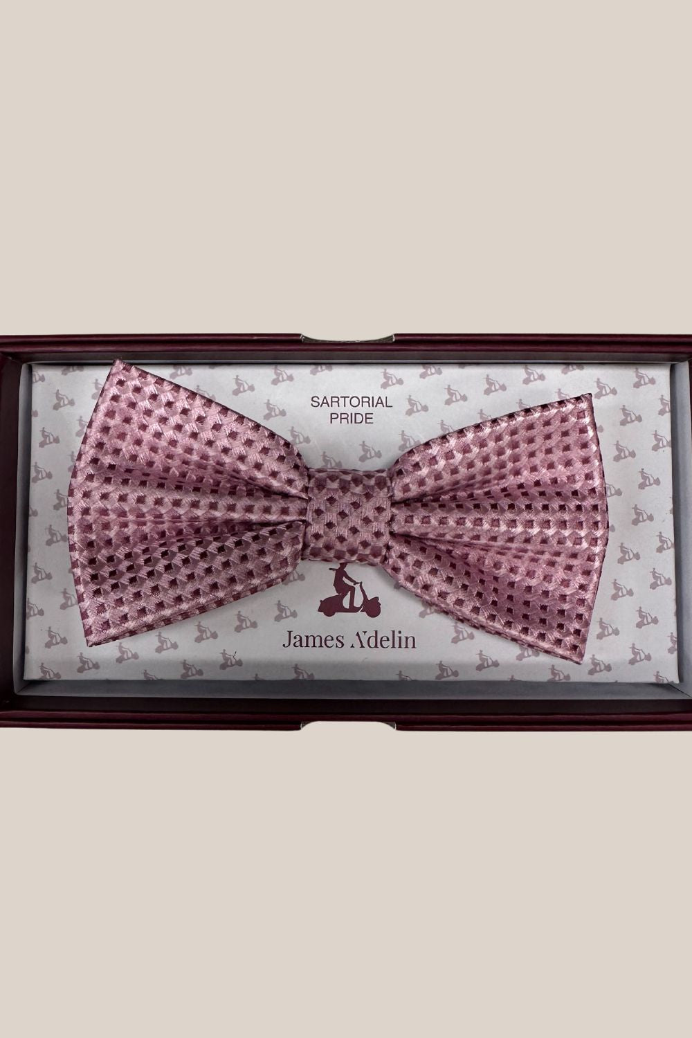 James Adelin Gingham Bow Tie Microfibre