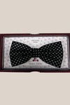 James Adelin Textured Microfibre Bow Tie