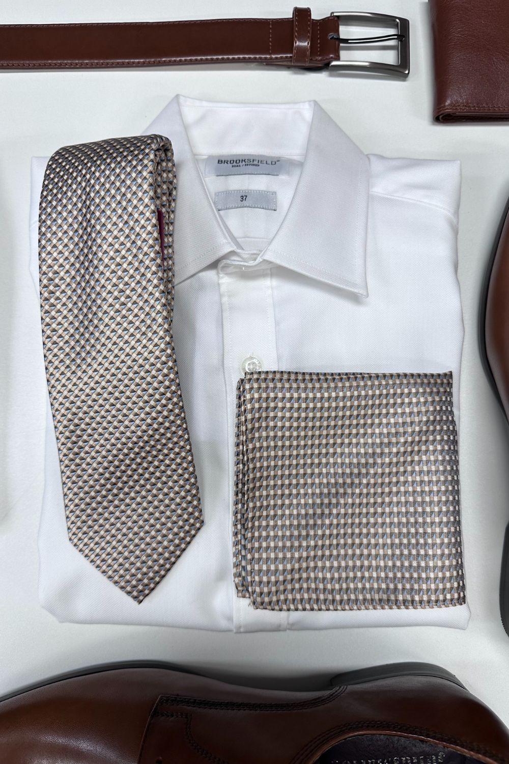 James Adelin Textured Microfibre Tie