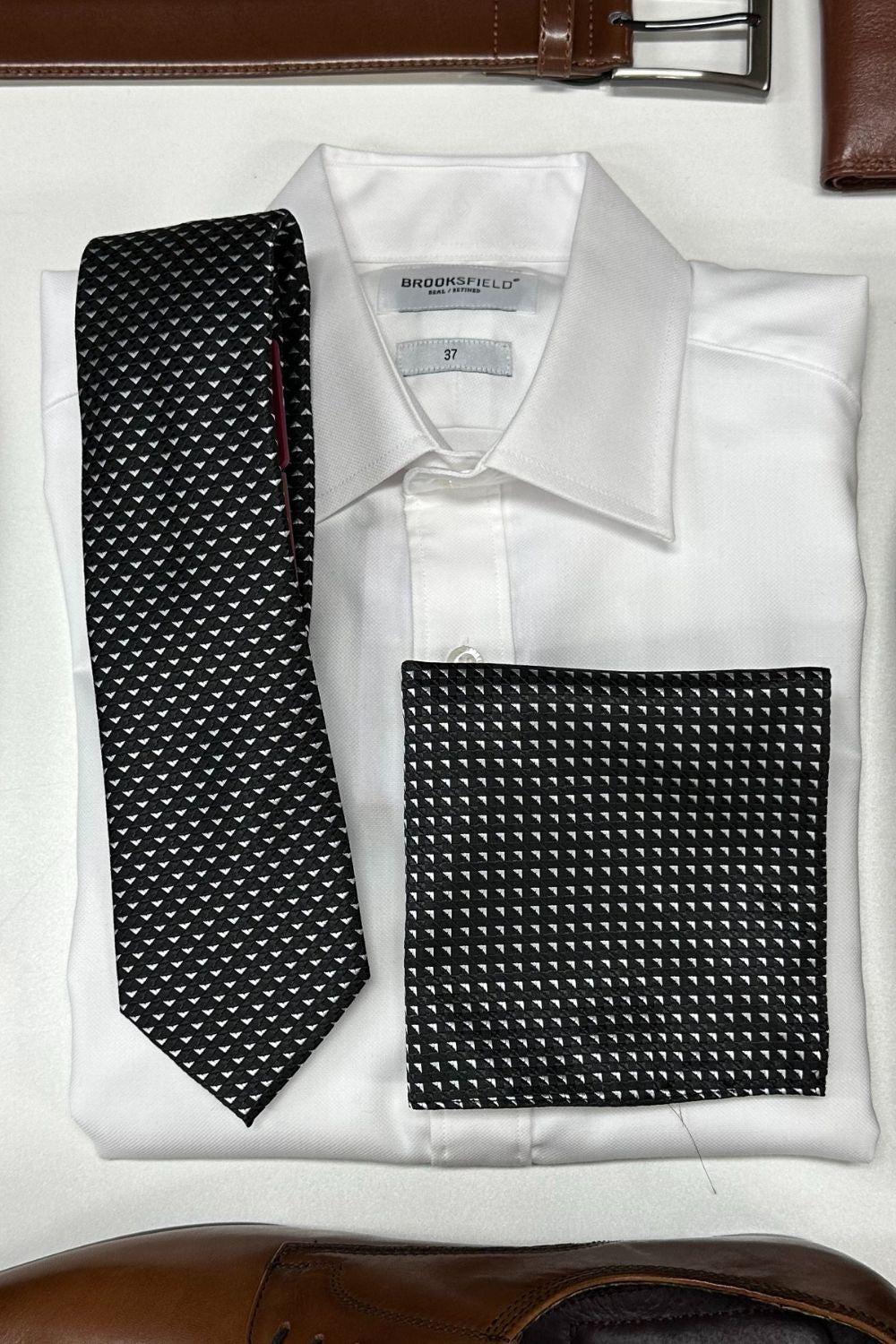 James Adelin Textured Microfibre Tie