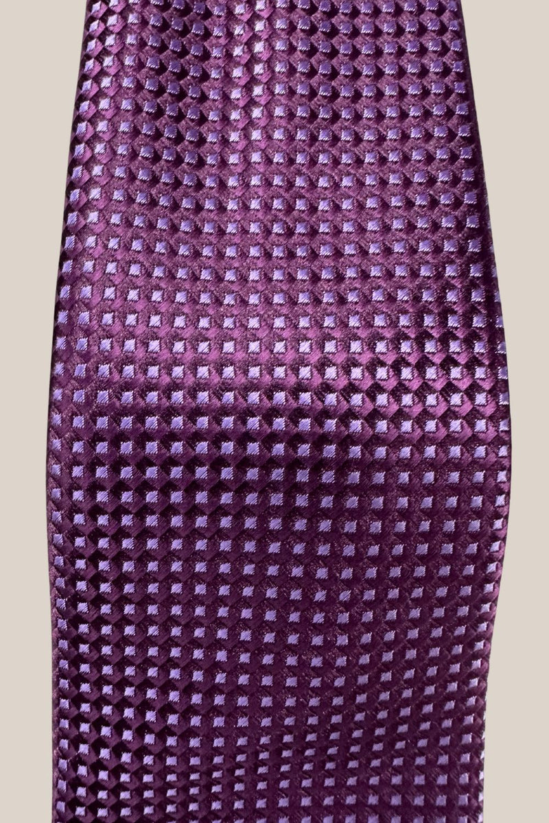 James Adelin Gingham Microfibre Tie