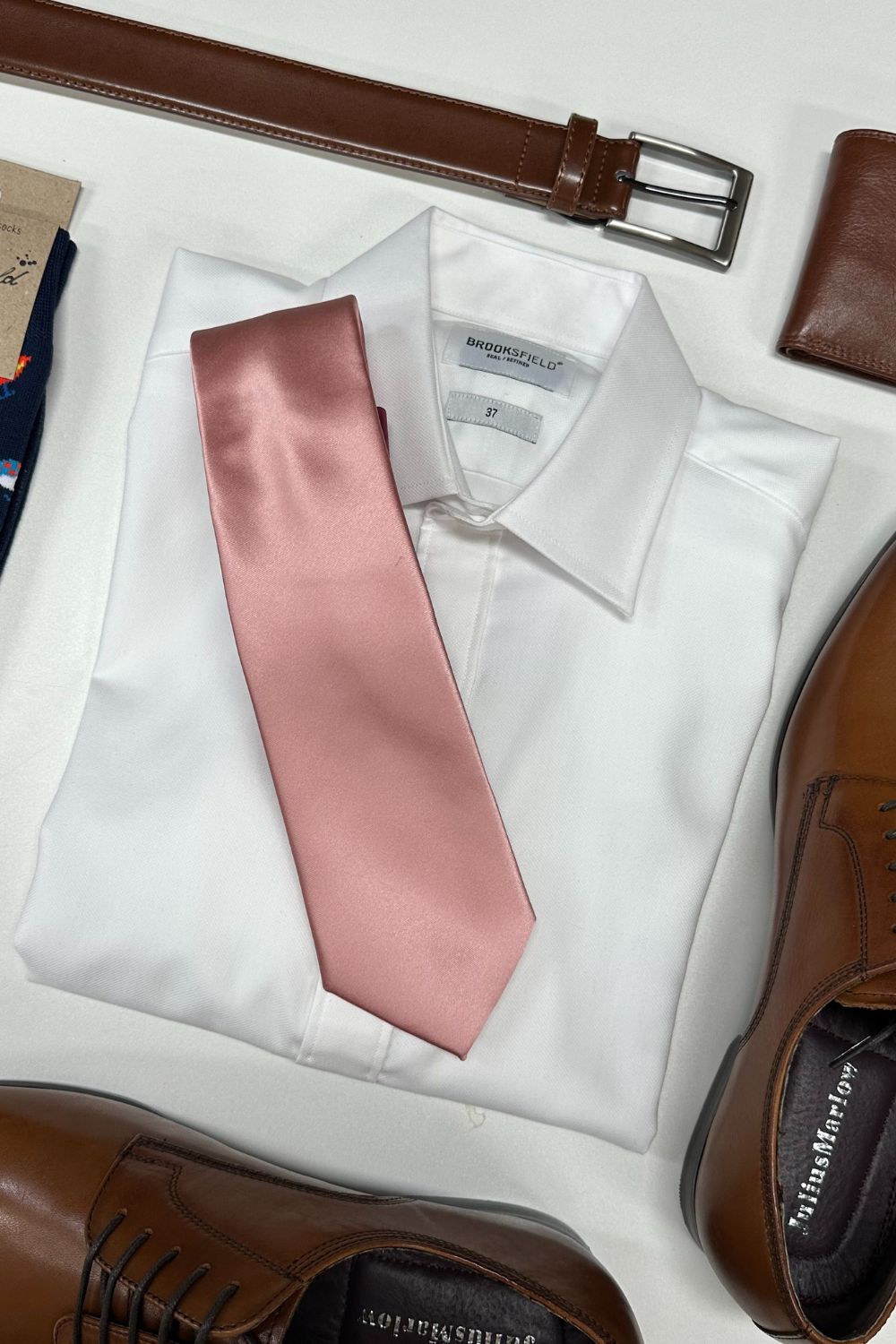 James Adelin Satin Tie Microfibre