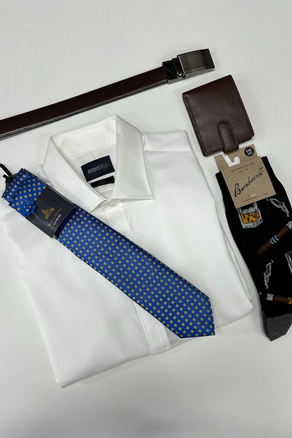 James Adelin Microfibre Tie Set - Tie, Hank & Pin