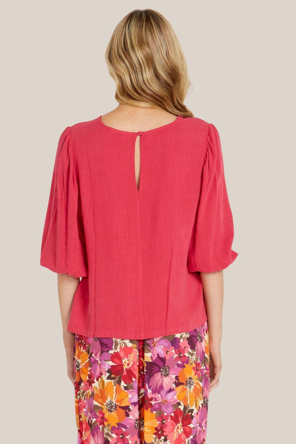 Sass Roxanne Balloon Sleeve Top