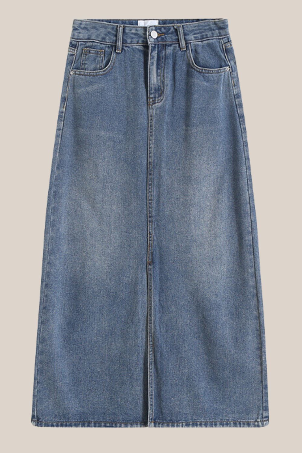 May Day Denim Maxi Skirt
