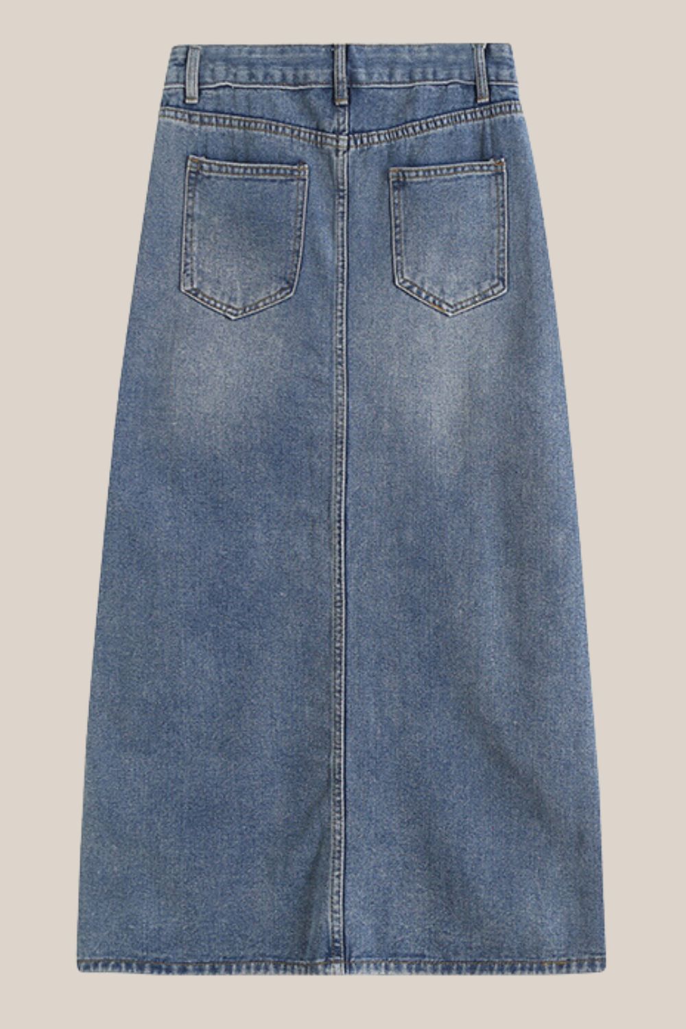 May Day Denim Maxi Skirt