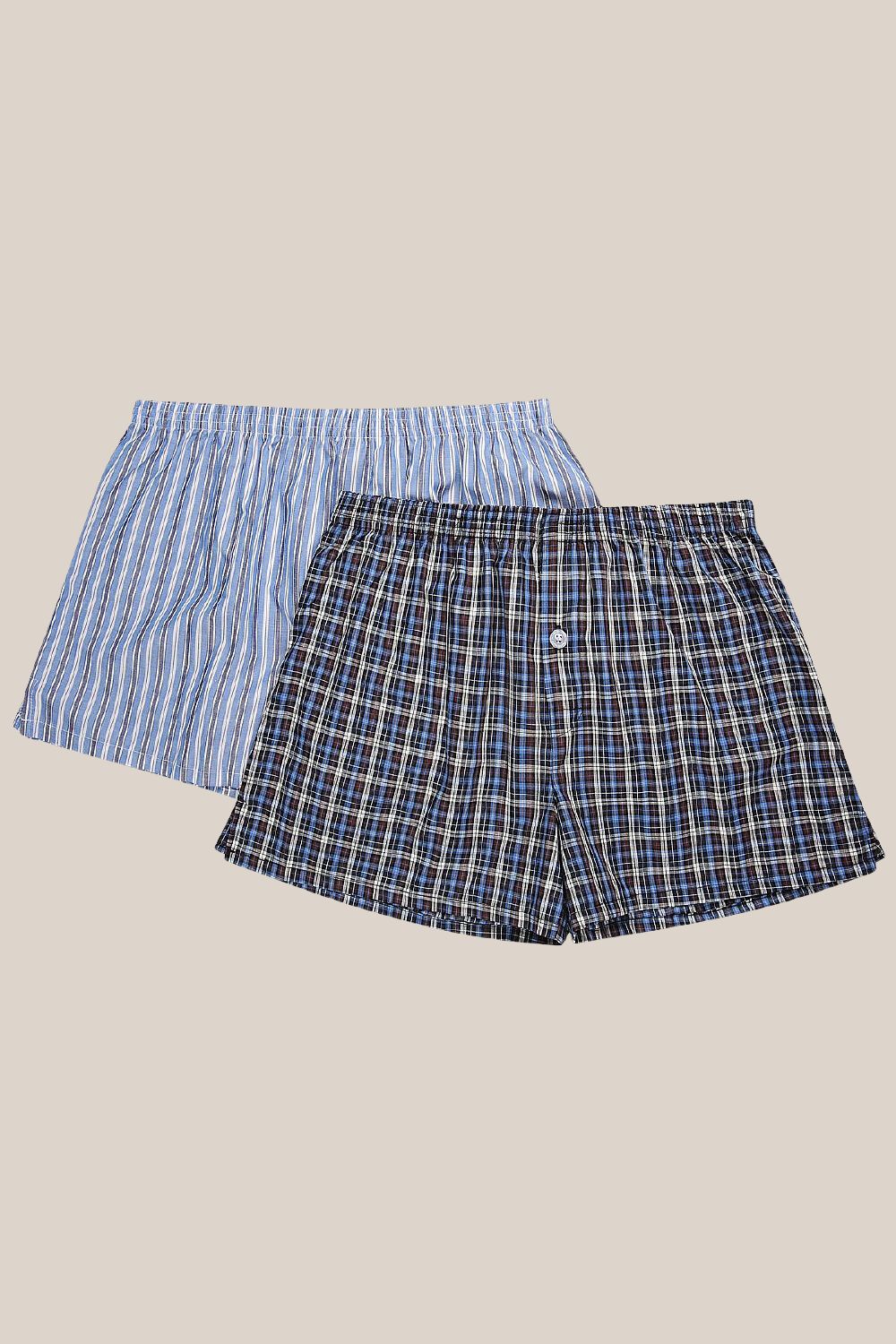 Nitelife Elastic Waist 2Pk Boxer Short