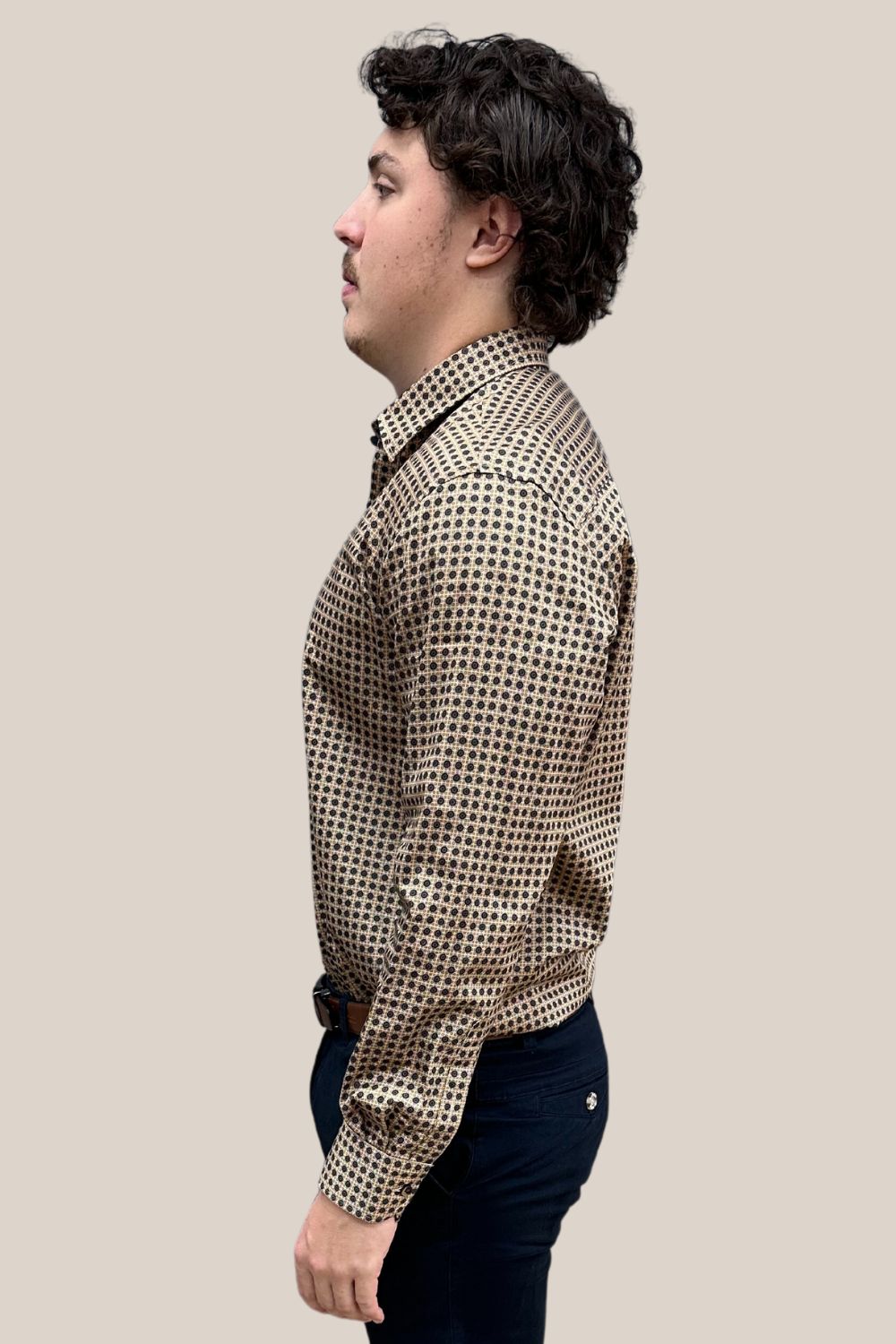 AK Demire Slim Fit Long Sleeve Fashion Shirt