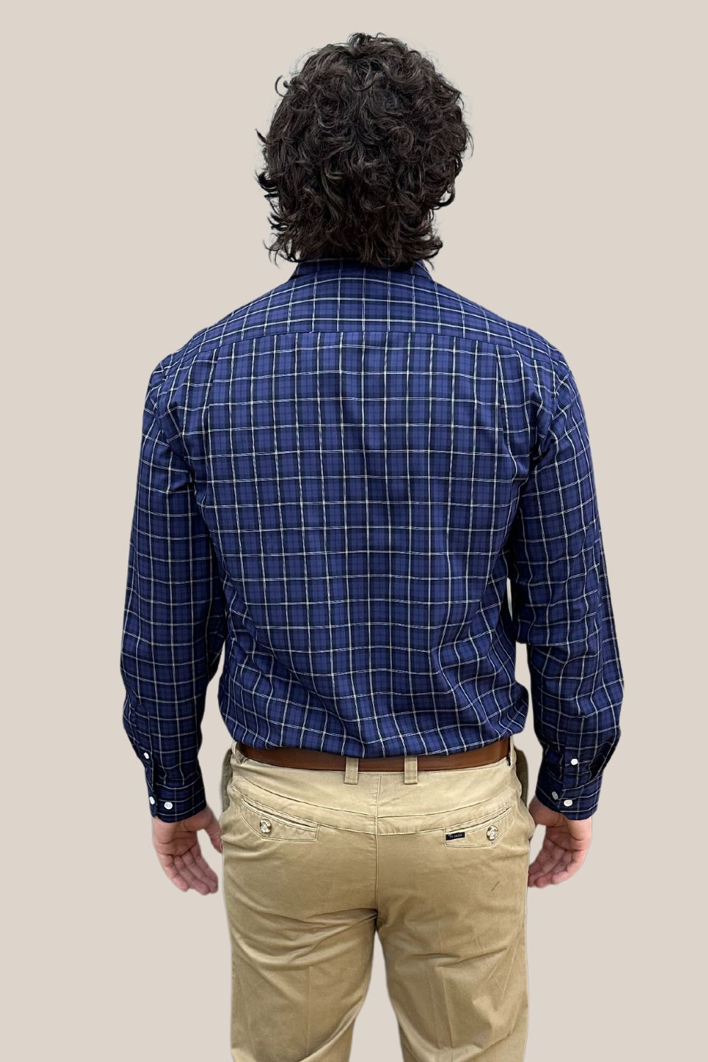 Back Bay Bamboo/Poly Check L/S Shirt