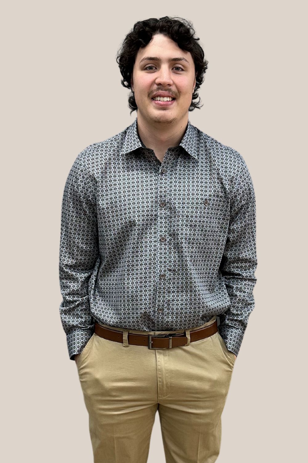 Mendoral Design Regular Fit Long Sleeve Fashion Shirt