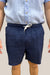 Linen Elastic Waist Pull Up Shorts