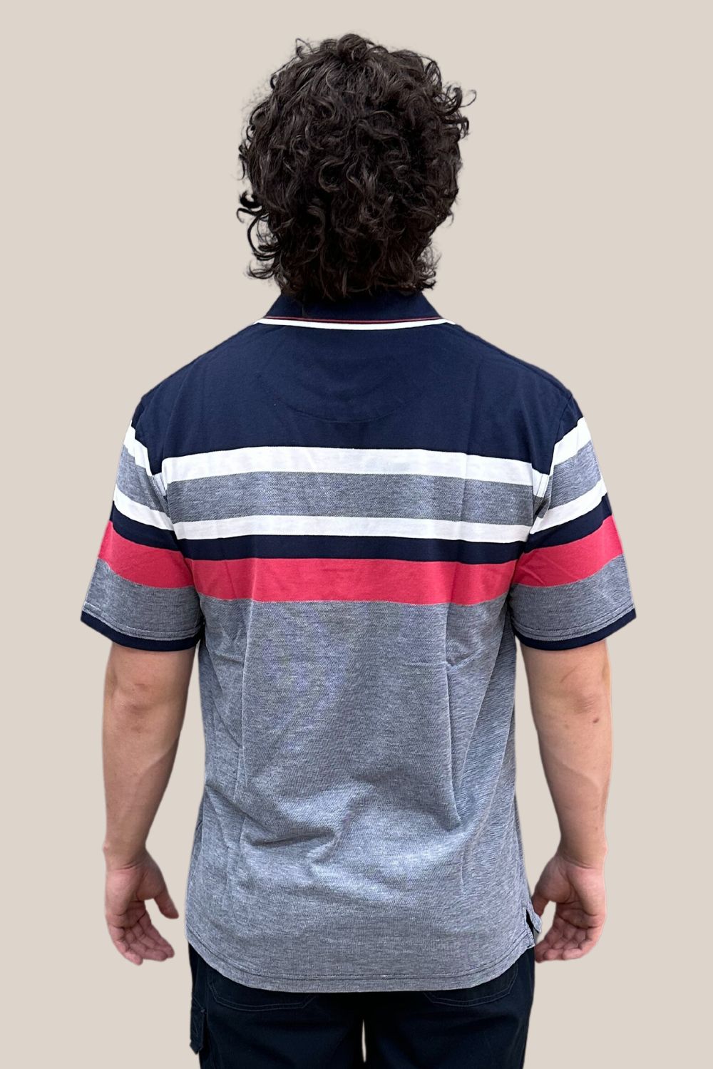 Bertini Chest Stripe Pique Polo
