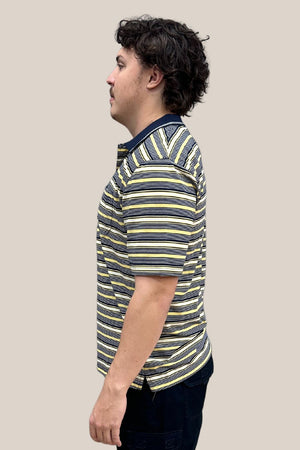 Bertini Repeat Stripe Jersey Polo