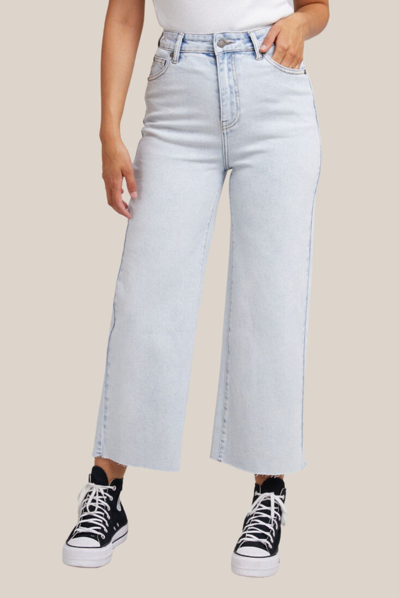 All About Eve Charlie High Rise Wide Leg Jean