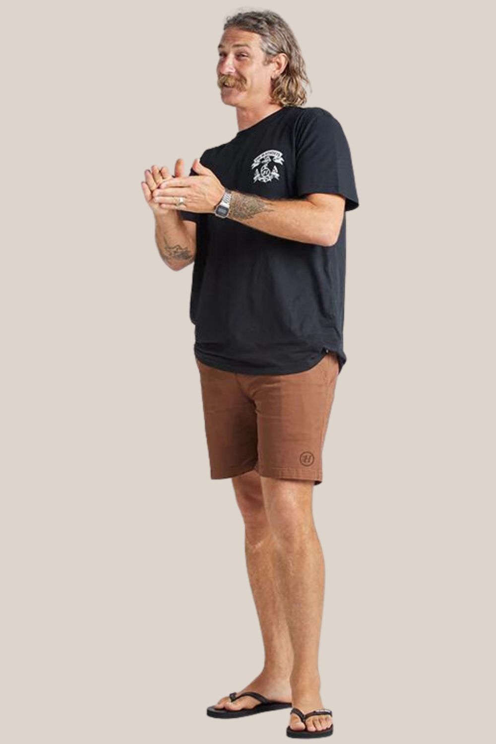 The Mad Hueys Stranded Elastic Chino 18 Inch