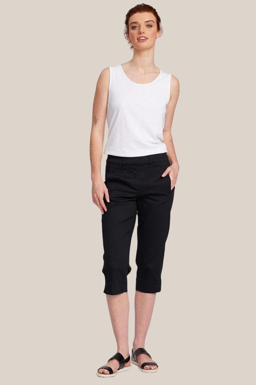 Yarra Trail Panelled Capri Pant