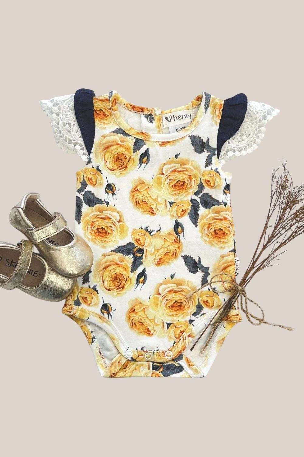 Love Henry Baby Girls Knit Romper