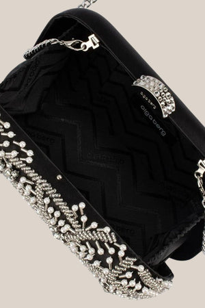 Olga Berg Gabriel Encrusted Clutch