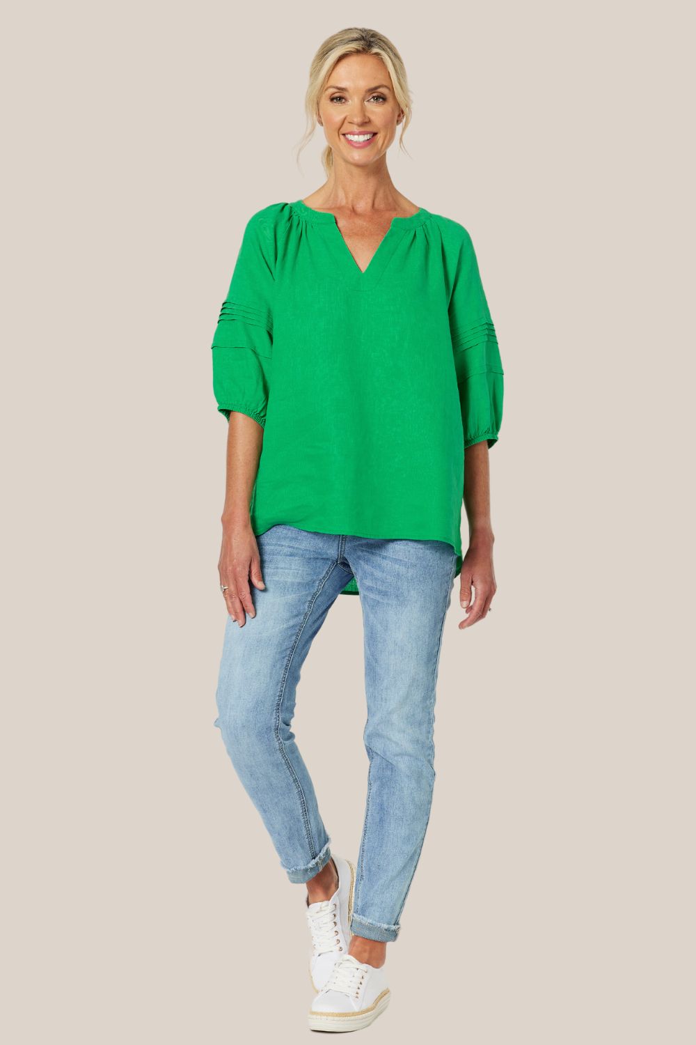 Gordon Smith Diana Detail Sleeve Top