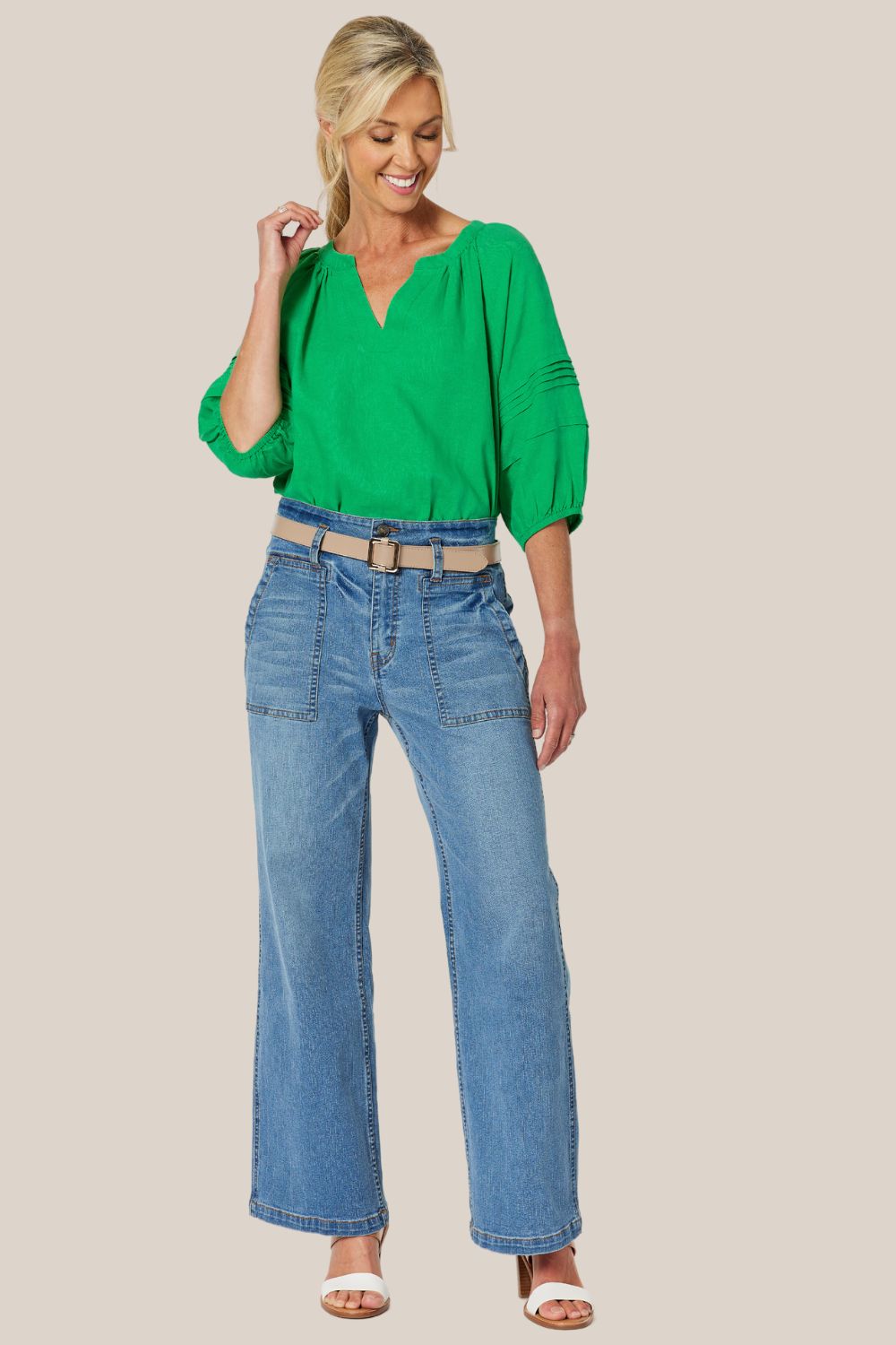 Gordon Smith Diana Detail Sleeve Top